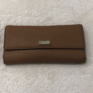 Kate Spade wallet - brown leather
